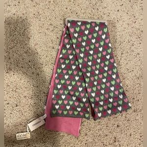 Y2K NWT Aeropostale reversible cozy heart scarf